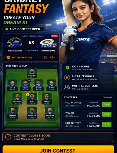 KINGSATTA786 (king satta 786) fantasy cricket & matchday visual 3